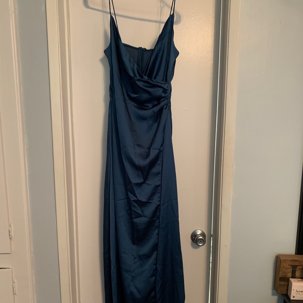 Evening Blue Maxi Dress